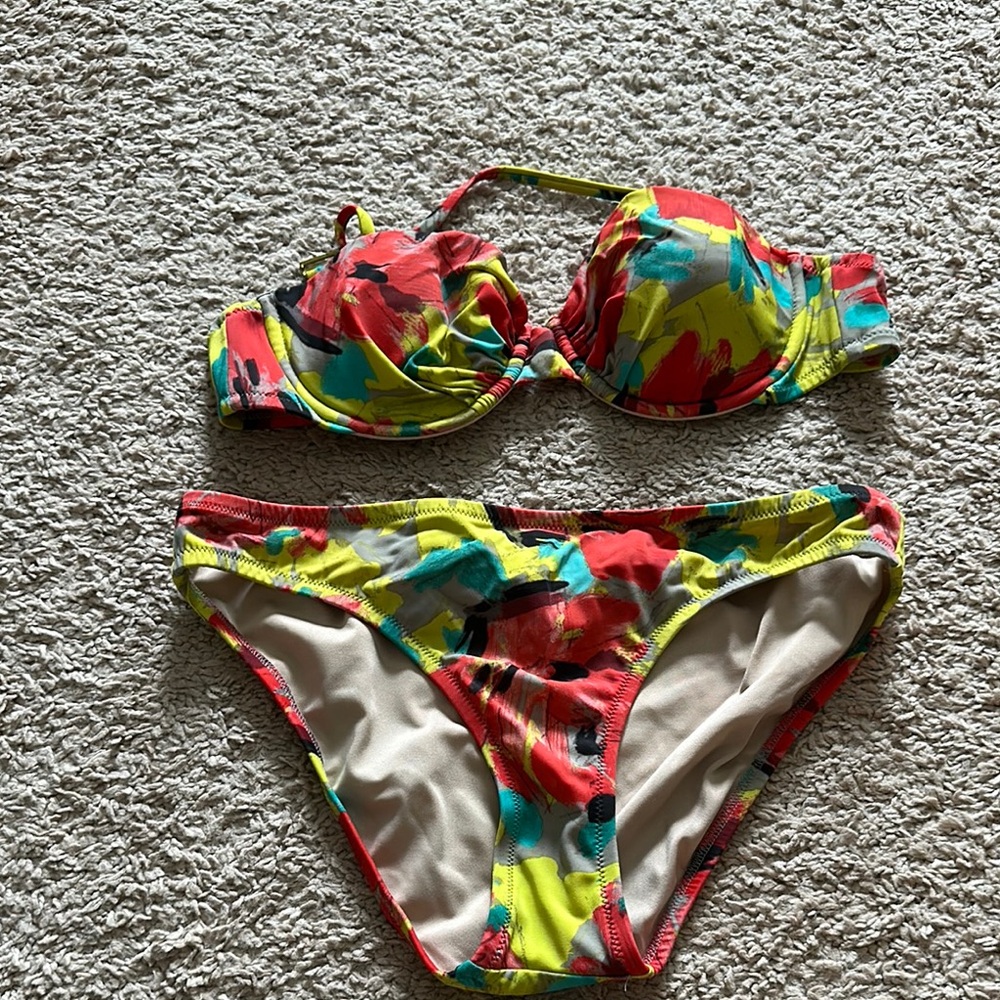 J. Crew Multicolor Bikini Set